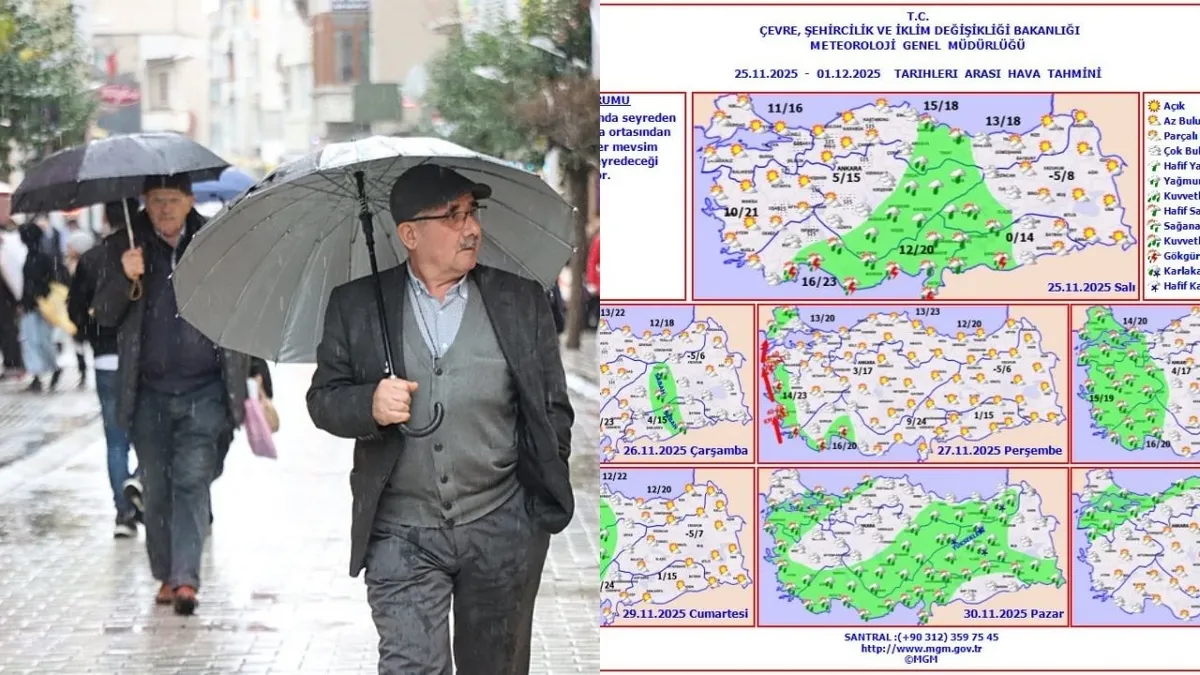 Meteoroloji’den 22 il için sağanak alarmı: 2 günlük uyarı verildi! İstanbul’da yağış olacak mı?